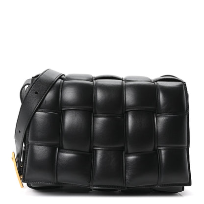 Bottega Veneta Nappa Maxi Intreccio Padded Cassette Crossbody Bag Black 1 of 9