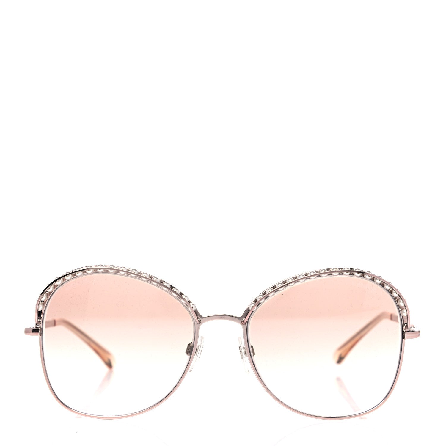 Chanel Pearl Sunglasses 4246-H Pink Gold 2 of 4
