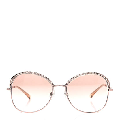 Chanel Pearl Sunglasses 4246-H Pink Gold 2 of 4
