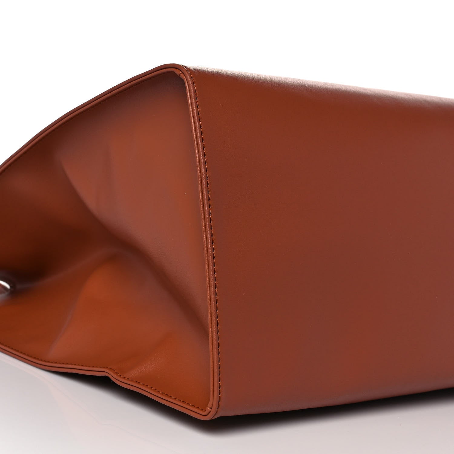 Telfar Vegan Leather Large Shopping Bag Tan 5 of 9