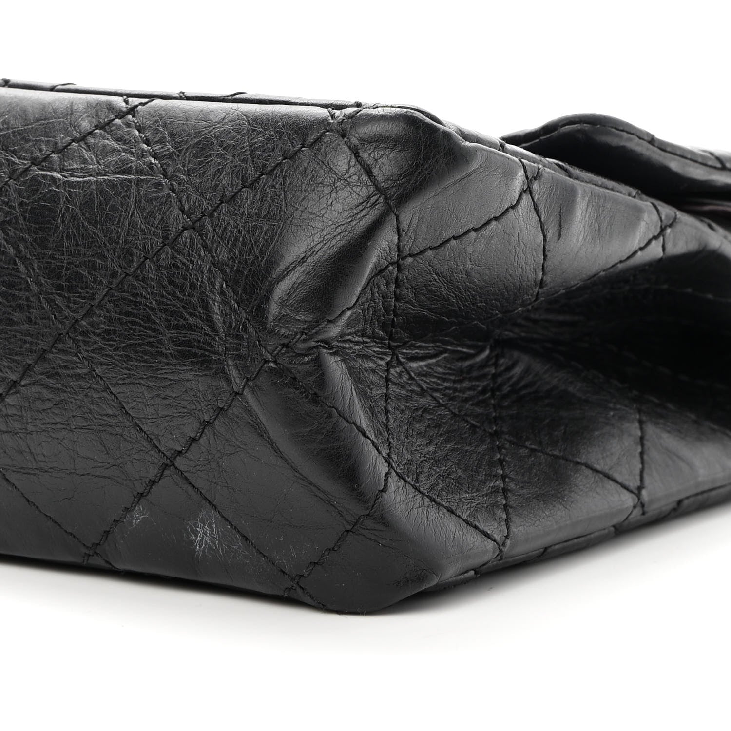 Chanel Aged Calfskin Quilted 2.55 Reissue 226 Flap Black 9 of 9