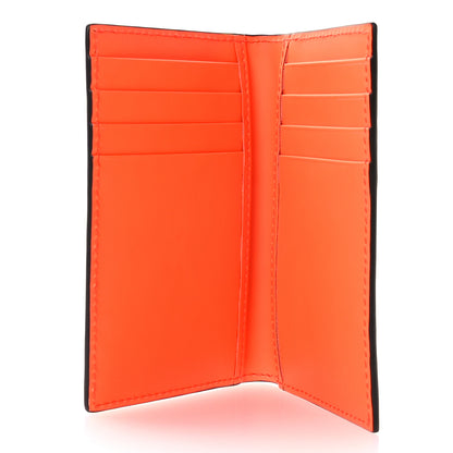 Gucci Rubber Effect GG Embossed Long Card Case New Orange Fluo 5 of 8