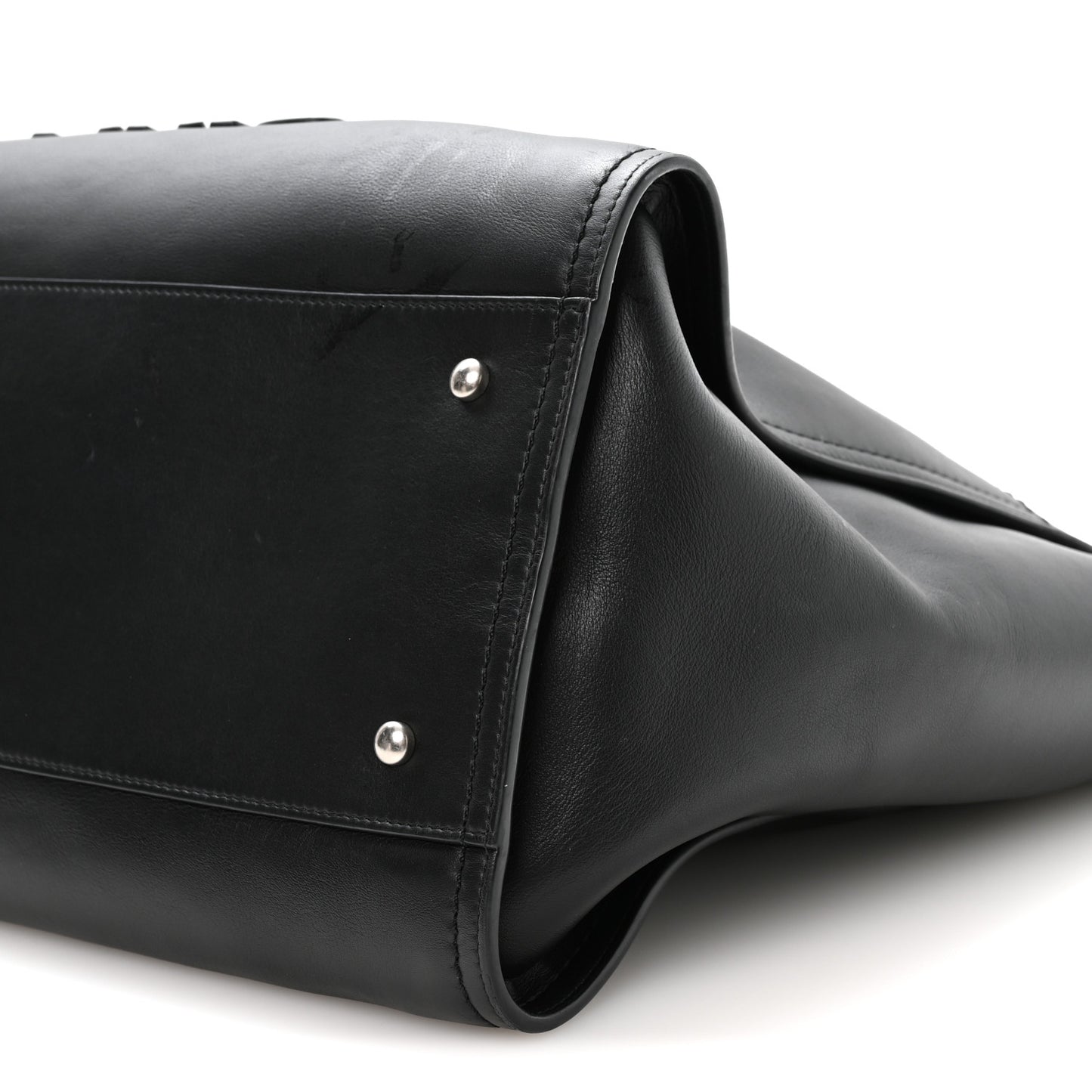 Calfskin Medium Deauville Tote Black