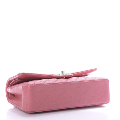 Chanel Caviar Quilted Medium Double Flap Pink 4 of 10