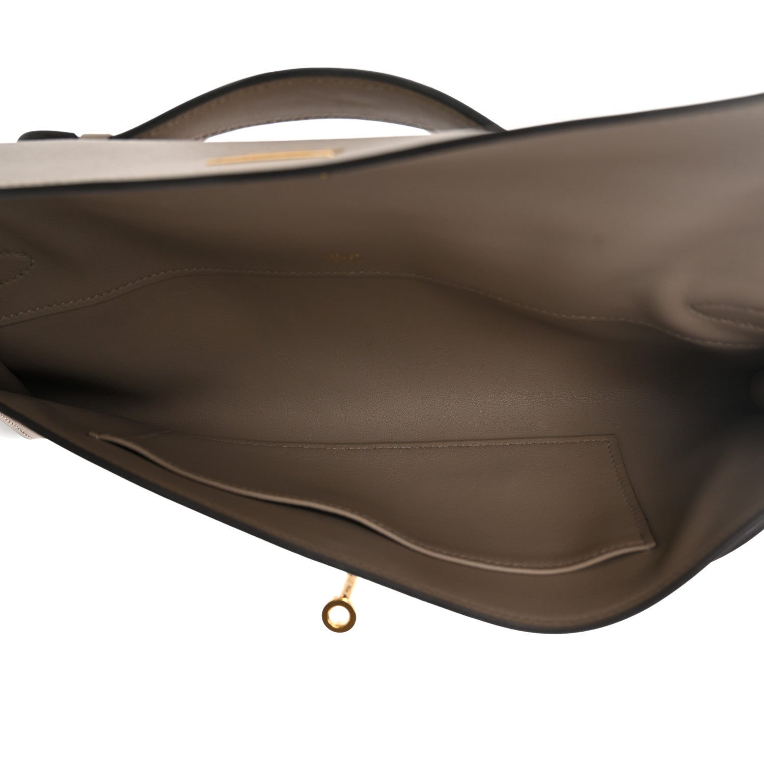 Hermes Swift Kelly Cut Clutch Pochette Gris Asphalt 5 of 10