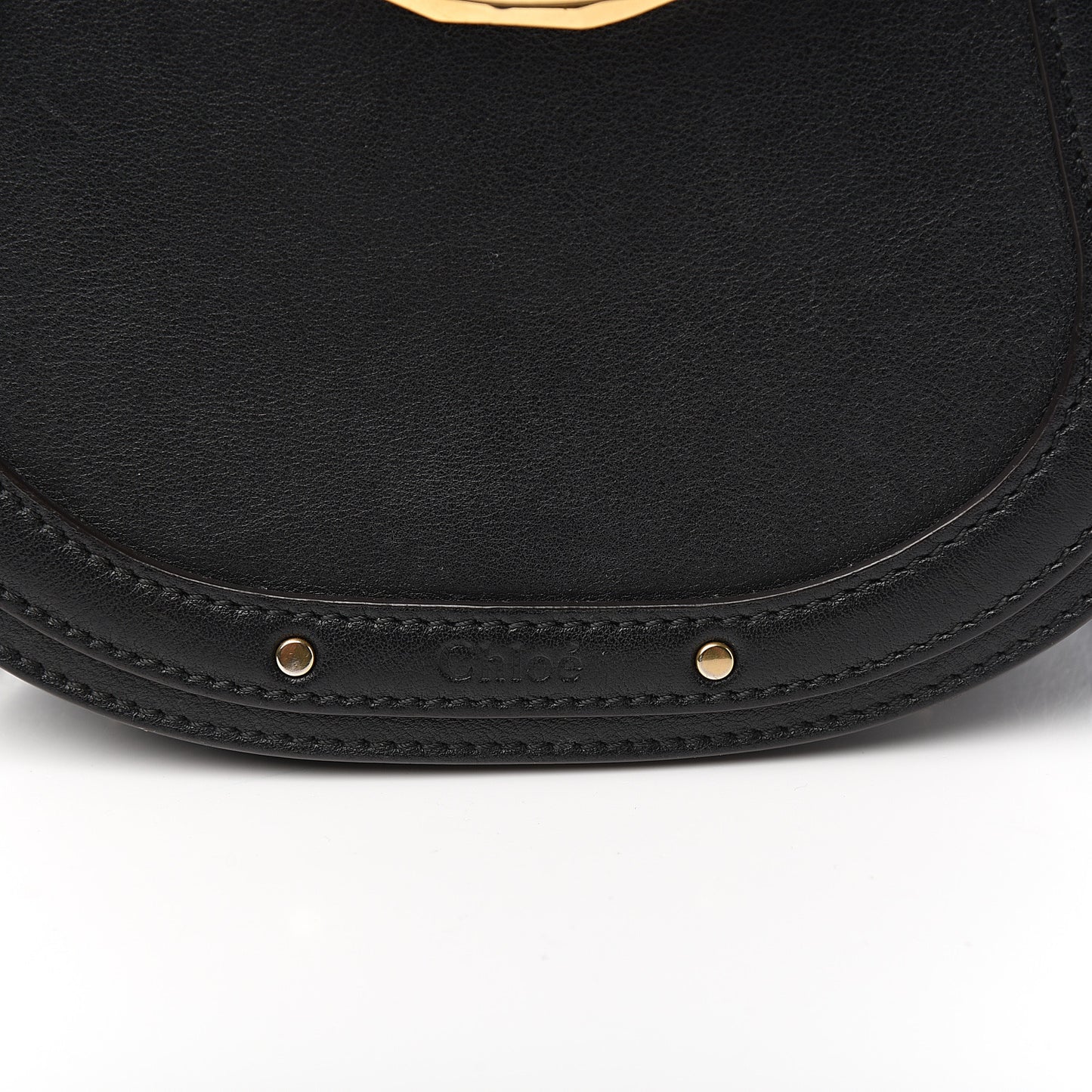 Calfskin Small Nile Bracelet Bag Black