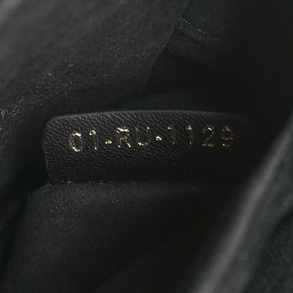 Christian Dior Velvet Crystal Mini Saddle Bag Black 7 of 10