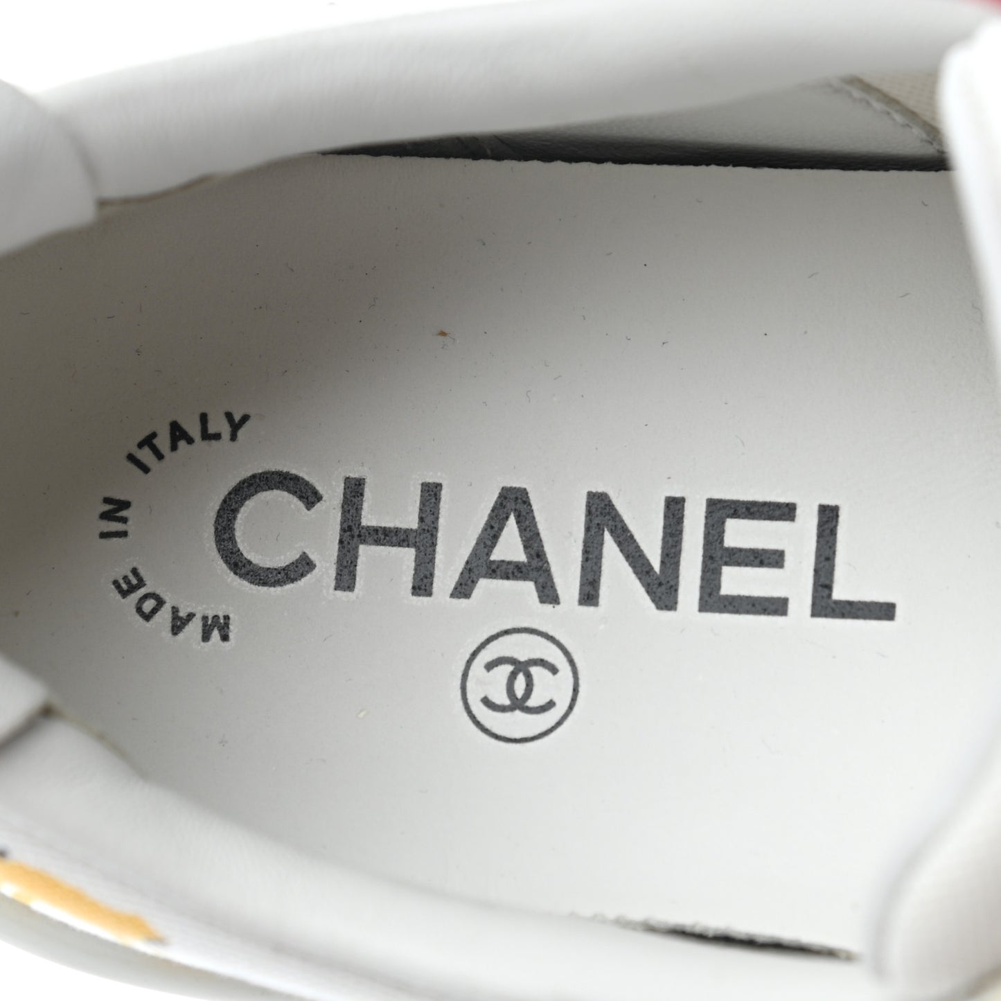 x Pharrell Williams Calfskin Womens Sneakers 39.5 White