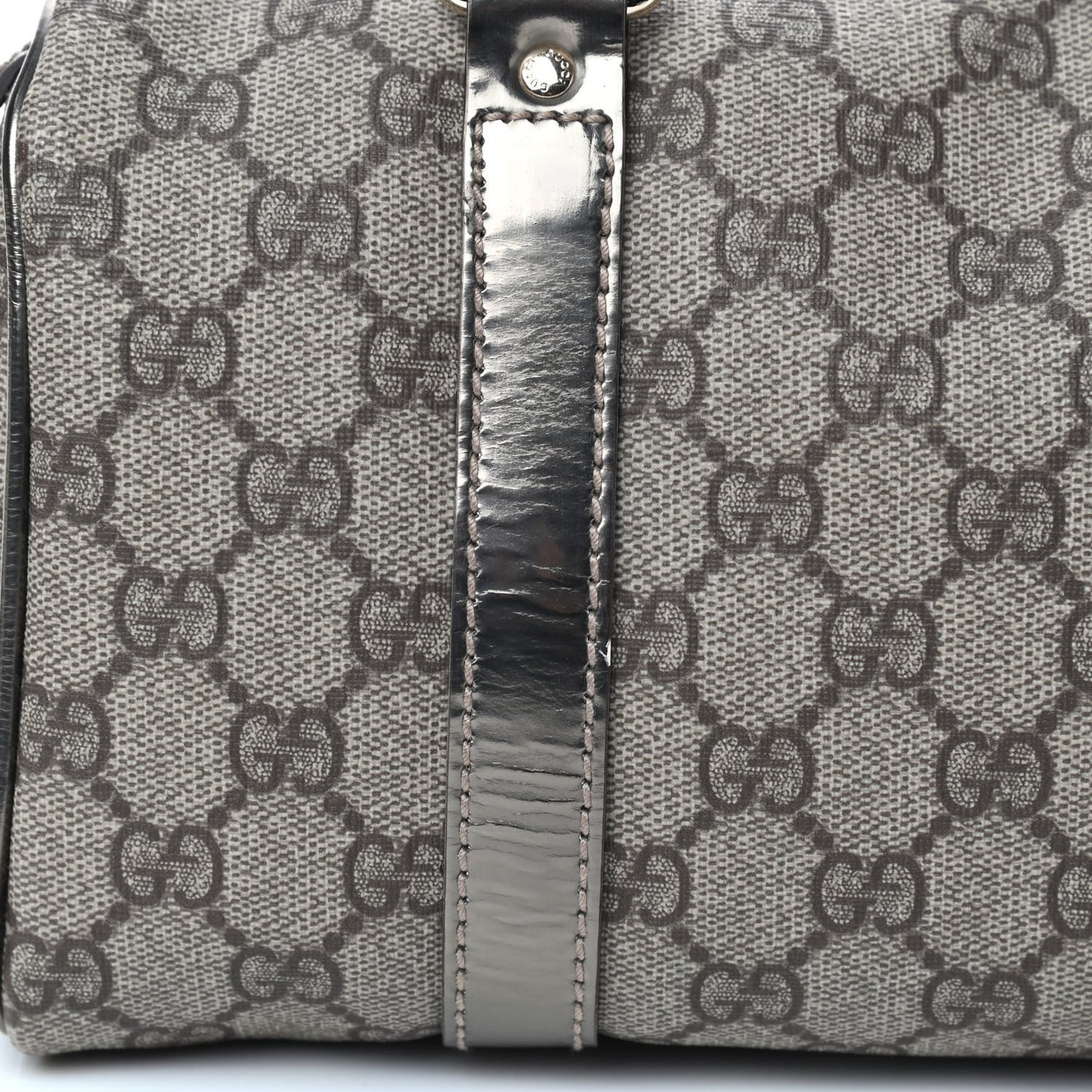 GG Plus Monogram Small Joy Boston Metallic