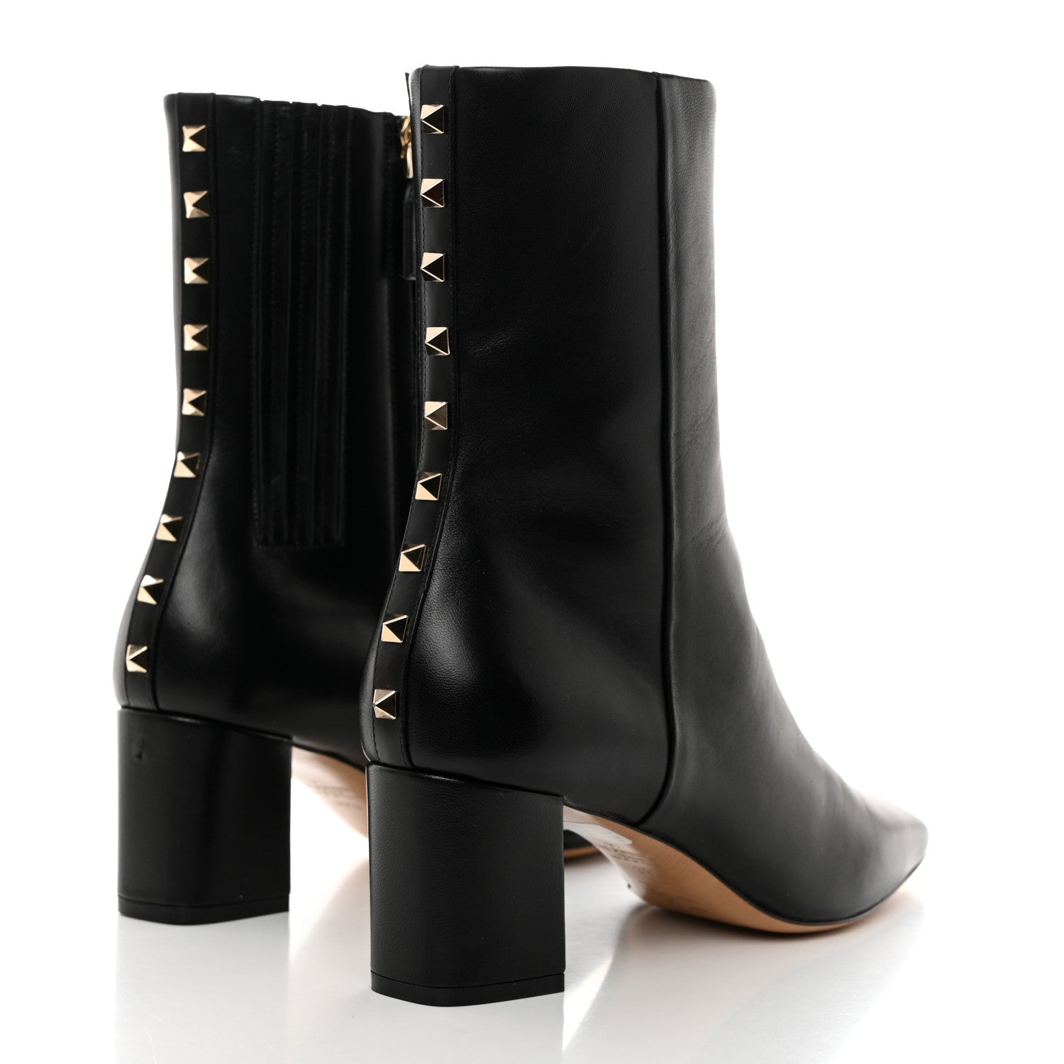 Valentino Garavani Nappa Rockstud Ankle Boots 39.5 Black 4 of 9