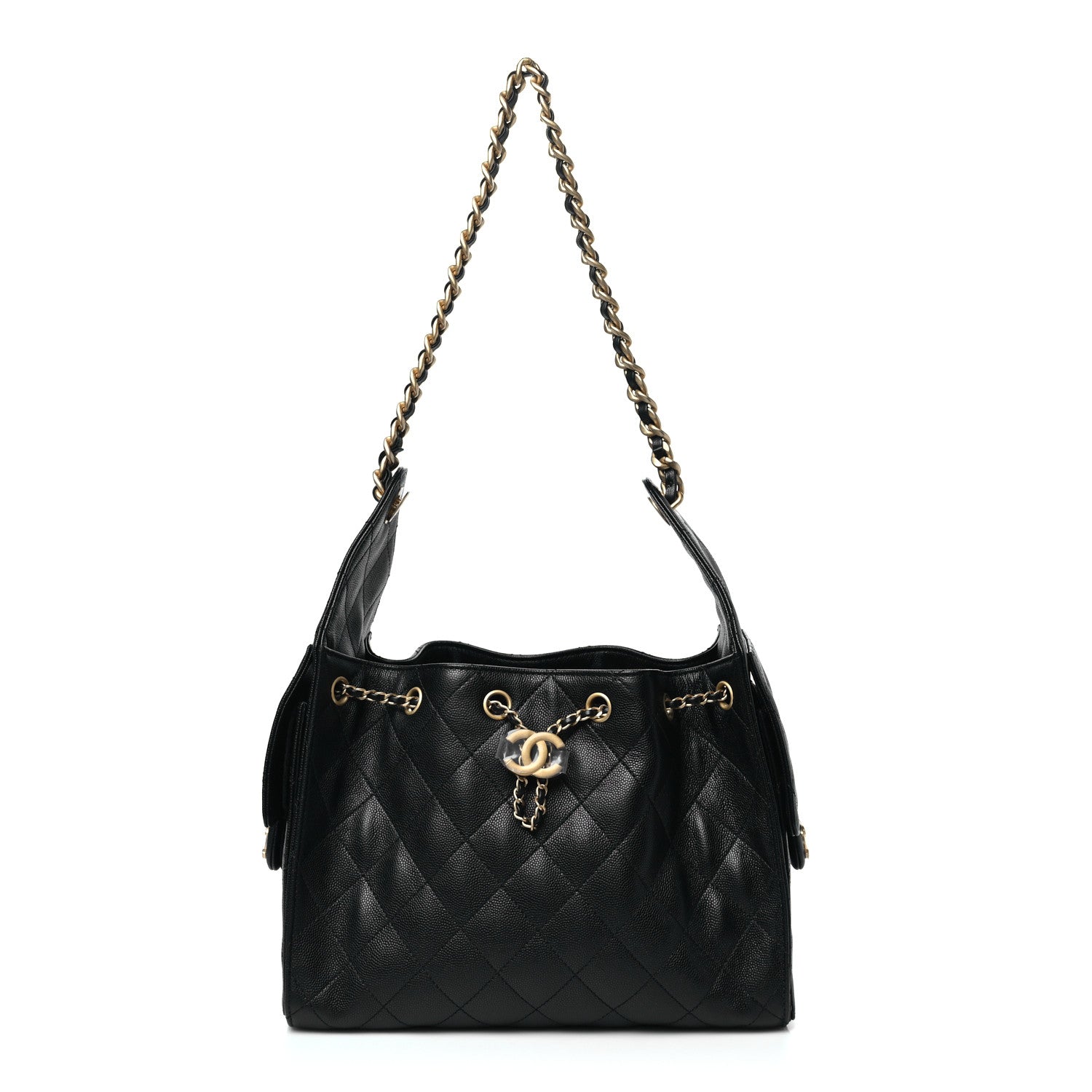 Chanel Caviar Quilted Small Chanel 25 Handbag Black 1 of 11