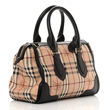 Burberry Haymarket Check Small Gladstone Black 3 of 17