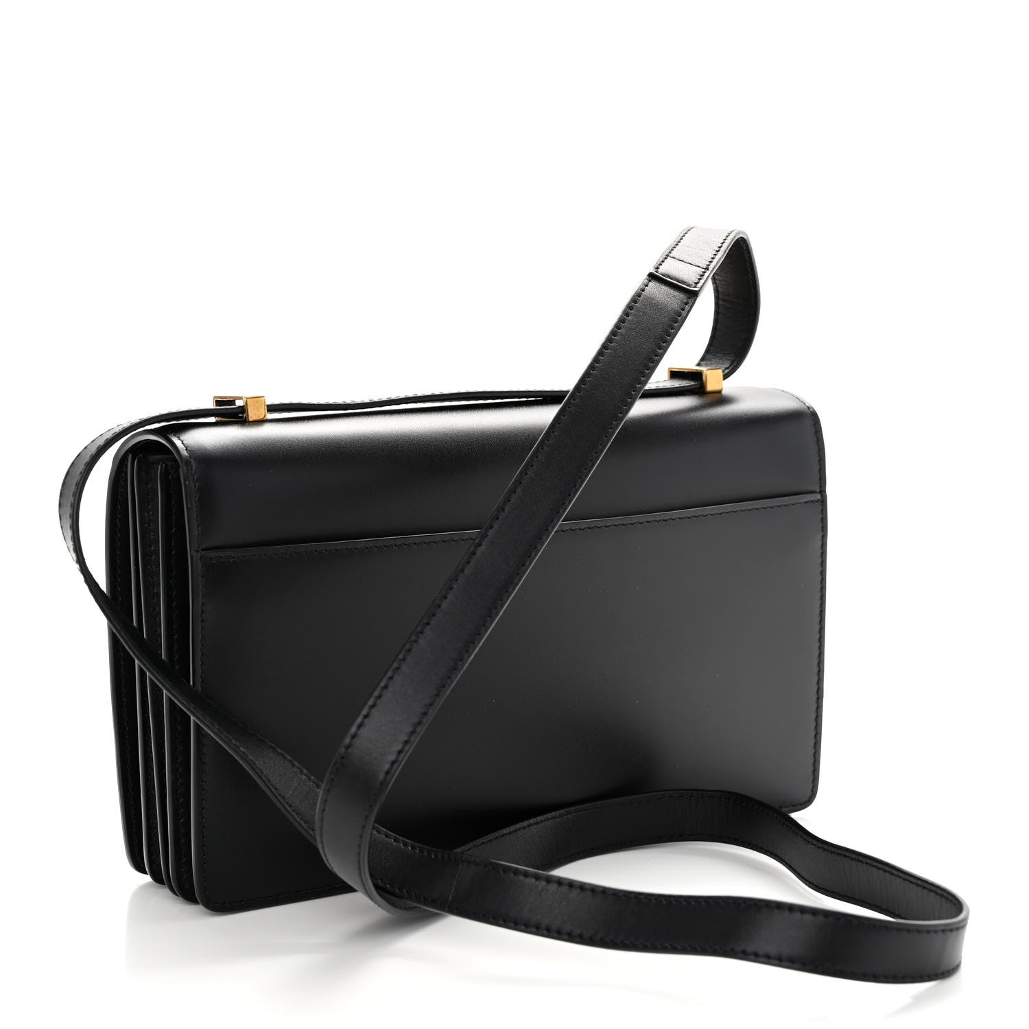 Saint Laurent Smooth Calfskin Shoulder Bag Black 3 of 9