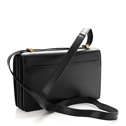 Saint Laurent Smooth Calfskin Shoulder Bag Black 3 of 9