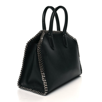 Stella McCartney Eco Alter Nappa Falabella Box Top Handle Bag Black 3 of 9