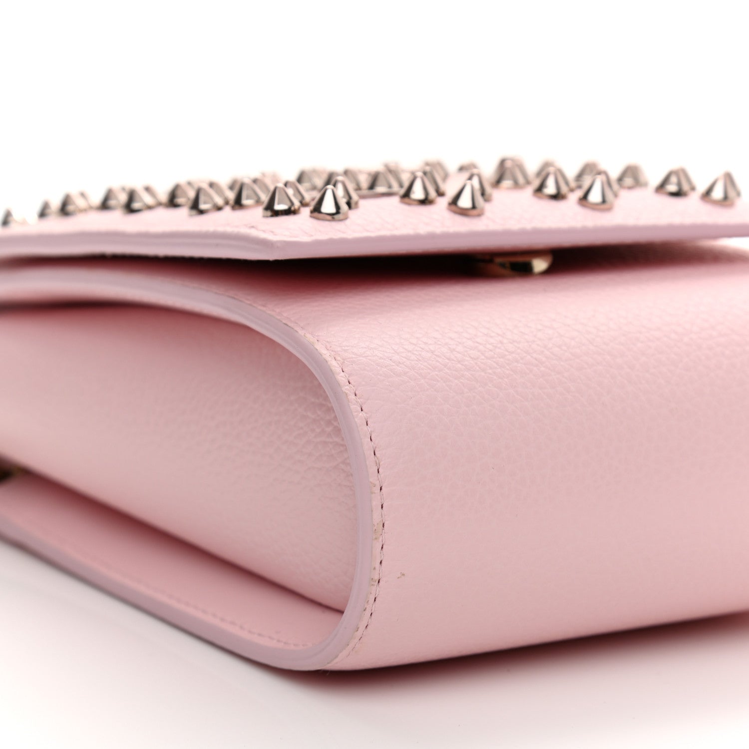 Christian Louboutin Calfskin Spikes Loubinthesky Paloma Crossbody Phone Case Doll 9 of 11
