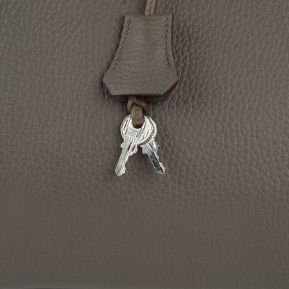 Hermes Taurillon Clemence Birkin 35 Etain 14 of 21