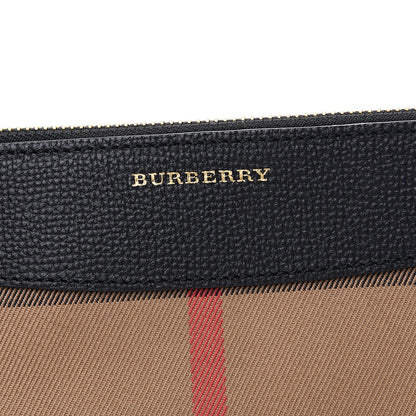 Burberry House Check Derby Peyton Crossbody Clutch Bag Black 8 of 9