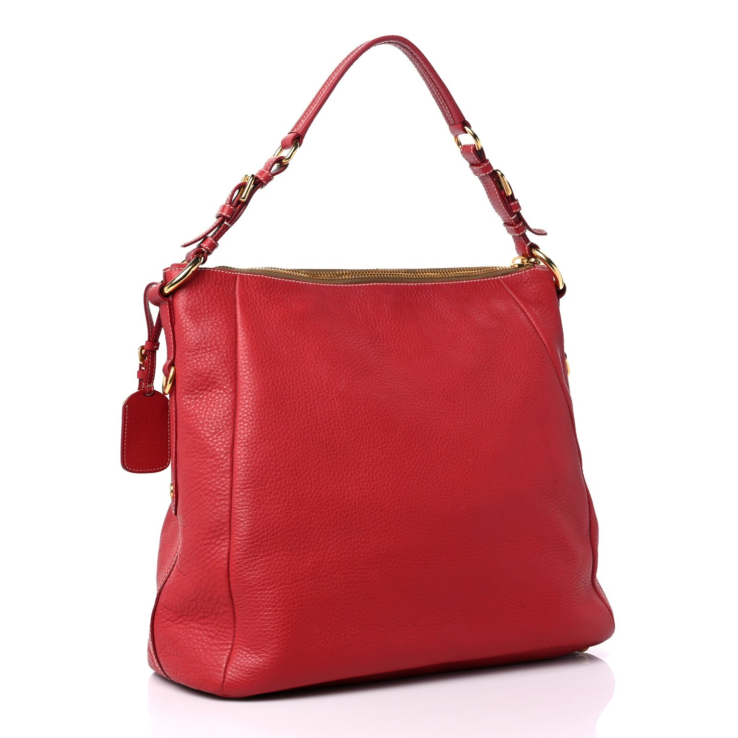 Vitello Phenix Hobo Rosso