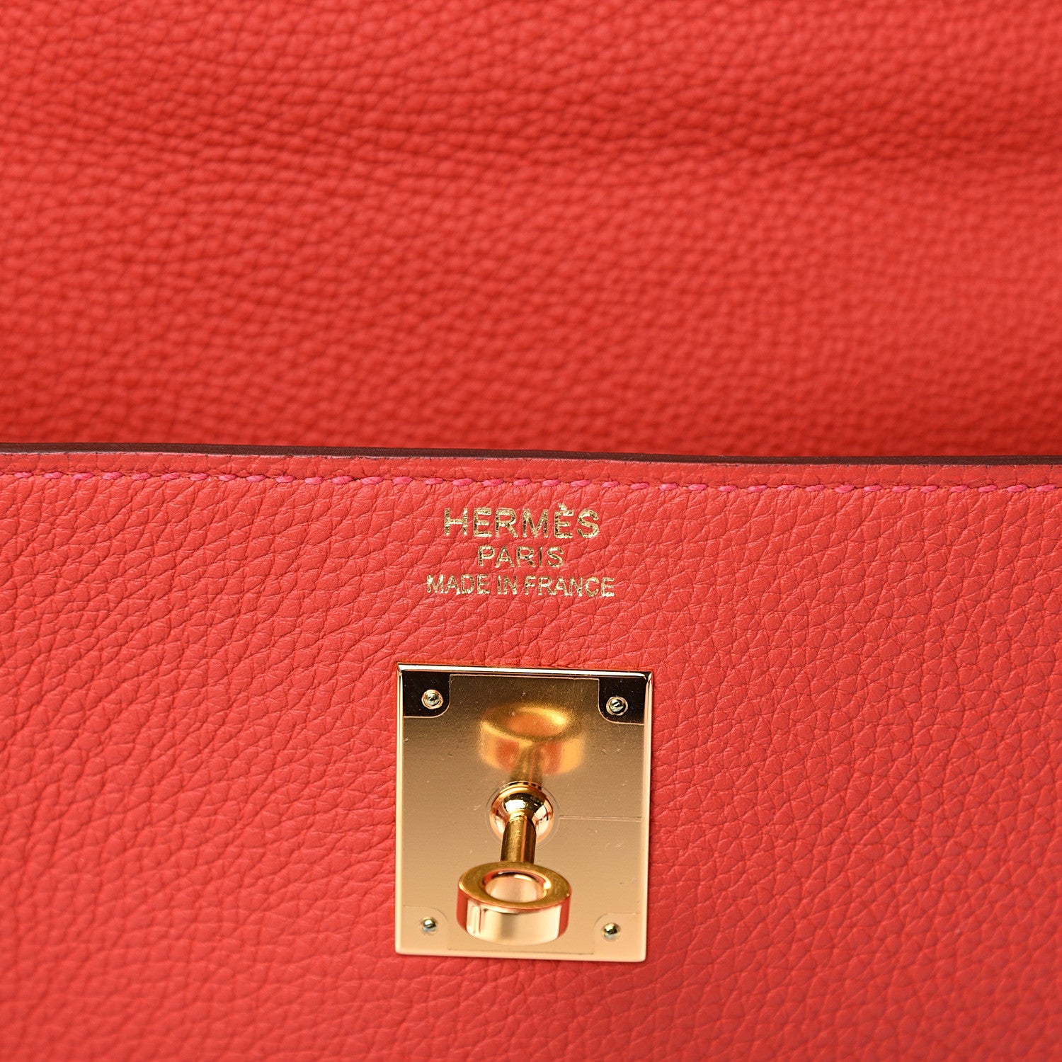 Hermes Togo Kelly Retourne 35 Rouge Casaque 5 of 10