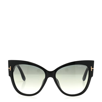 Tom Ford Acetate Anoushka Cat Eye Sunglasses TF371 Black 2 of 9