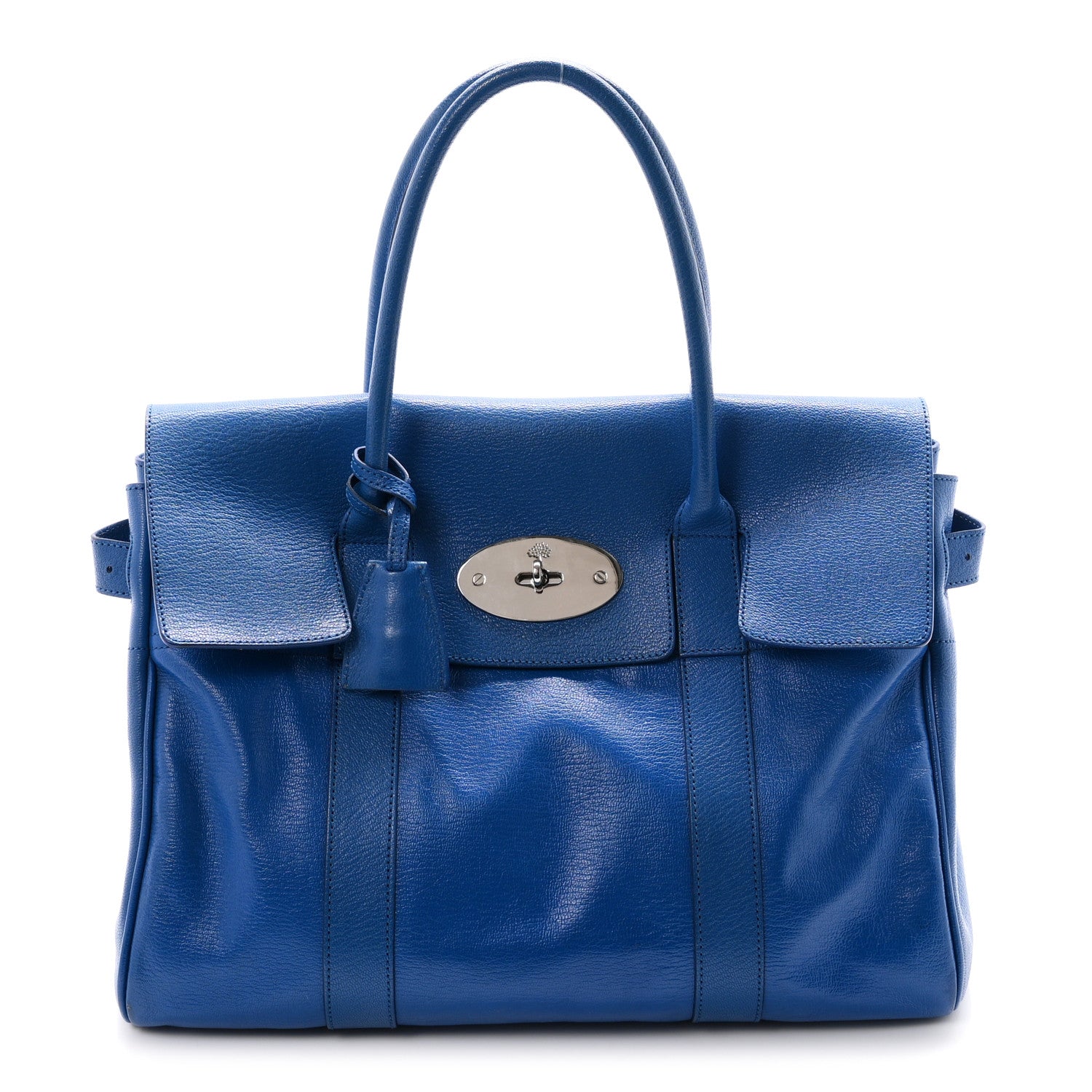 Mulberry Glossy Goatskin Bayswater Bluebell Blue 1 of 10