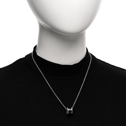Bulgari Sterling Silver Ceramic Save The Children Pendant Necklace 2 of 6