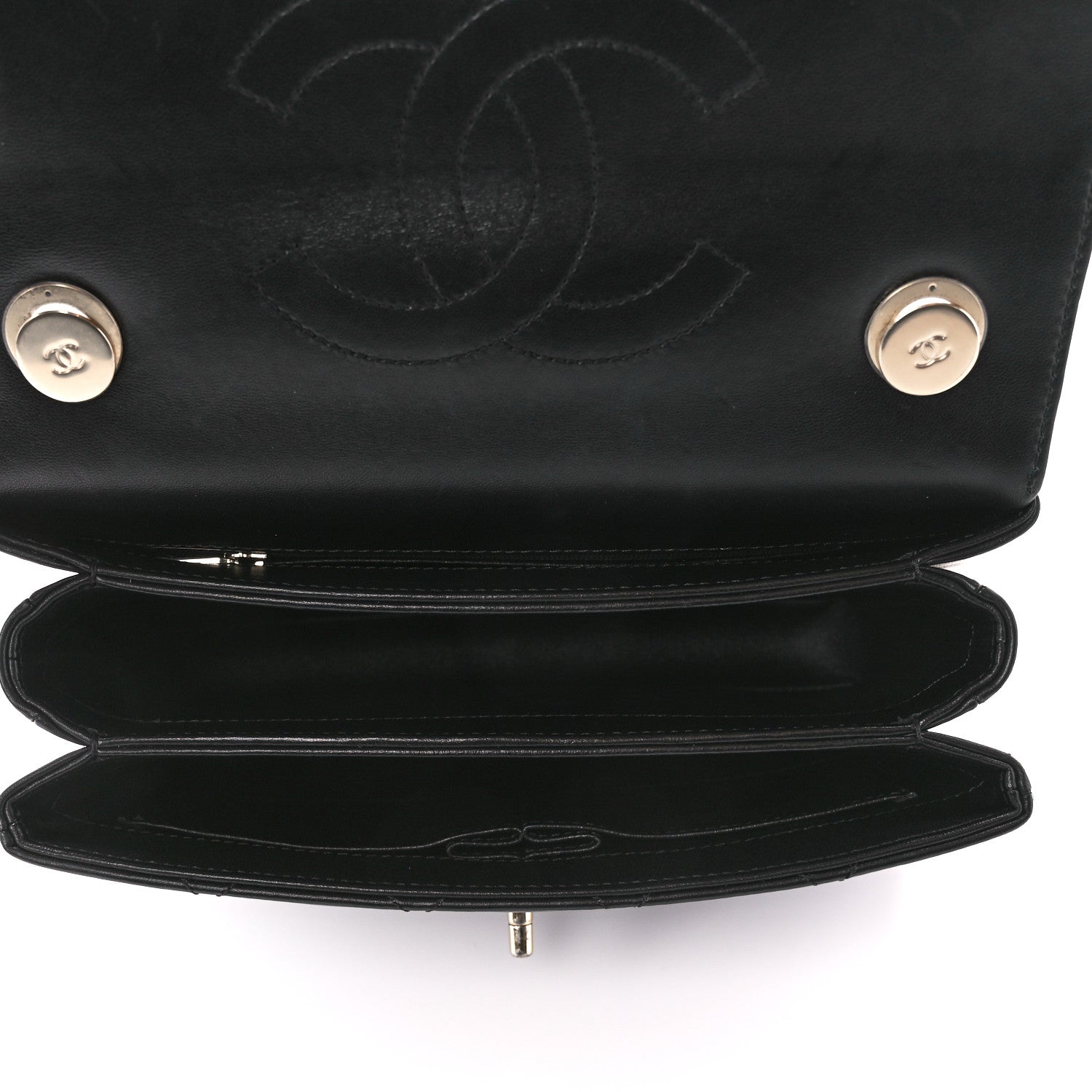 Chanel Lambskin Quilted Small Trendy CC Dual Handle Flap Bag Black 5 of 12