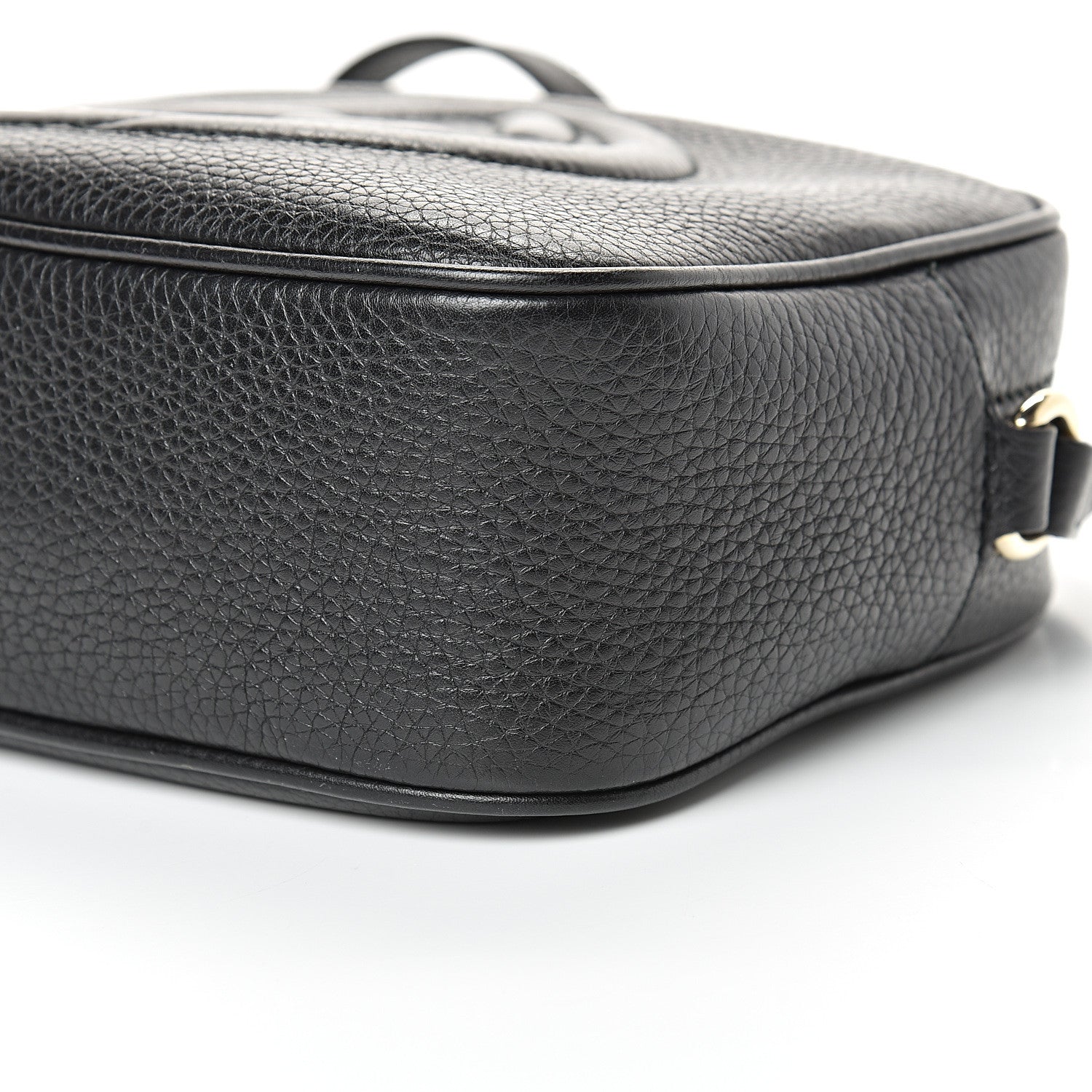 Gucci Pebbled Calfskin Small Soho Disco Bag Black 9 of 10