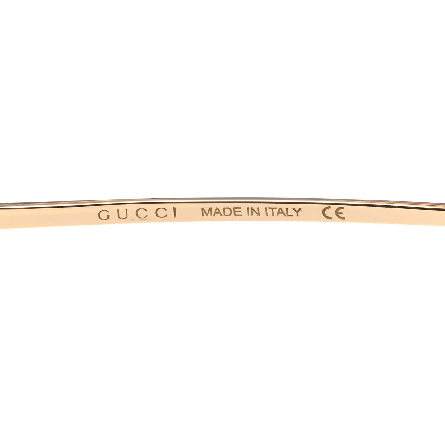 Metal Horsebit Square Sunglasses GG0879S Gold