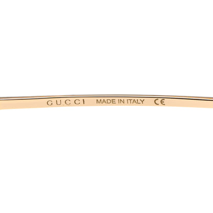 Gucci Metal Horsebit Square Sunglasses GG0879S Gold 6 of 8