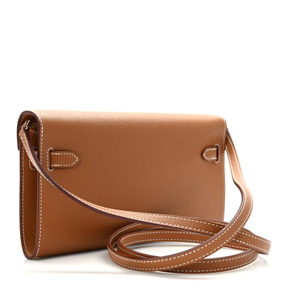Hermes Epsom Kelly Wallet To Go Gold 3 of 12