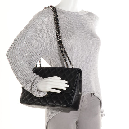 Chanel Caviar Jumbo Single Flap Black 2 of 9