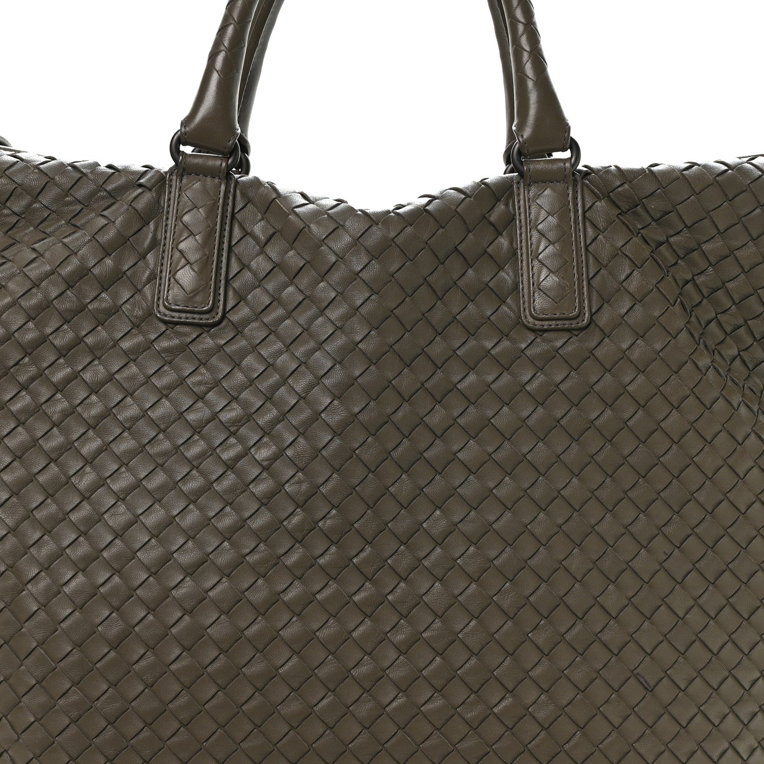 Bottega Veneta Nappa Intrecciato Maxi Convertible Tote Steel 9 of 12