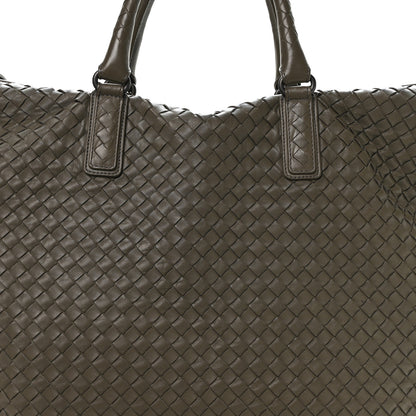 Bottega Veneta Nappa Intrecciato Maxi Convertible Tote Steel 9 of 12