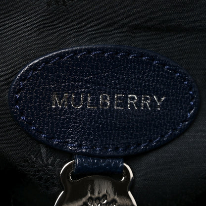 Mulberry Glossy Goatskin Medium Del Rey Satchel Midnight Blue 6 of 9