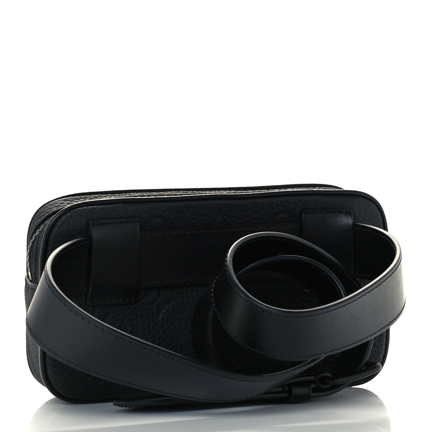 Taurillon Monogram Uniformes Solar Ray Soft Pochette Volga Belt Bag Black