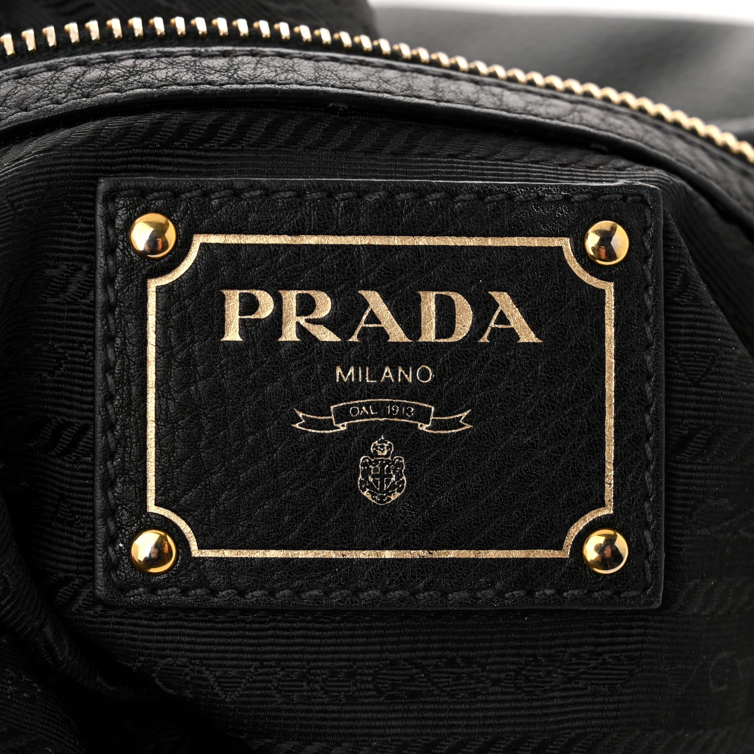 Prada Vitello Daino Hobo Black 6 of 11