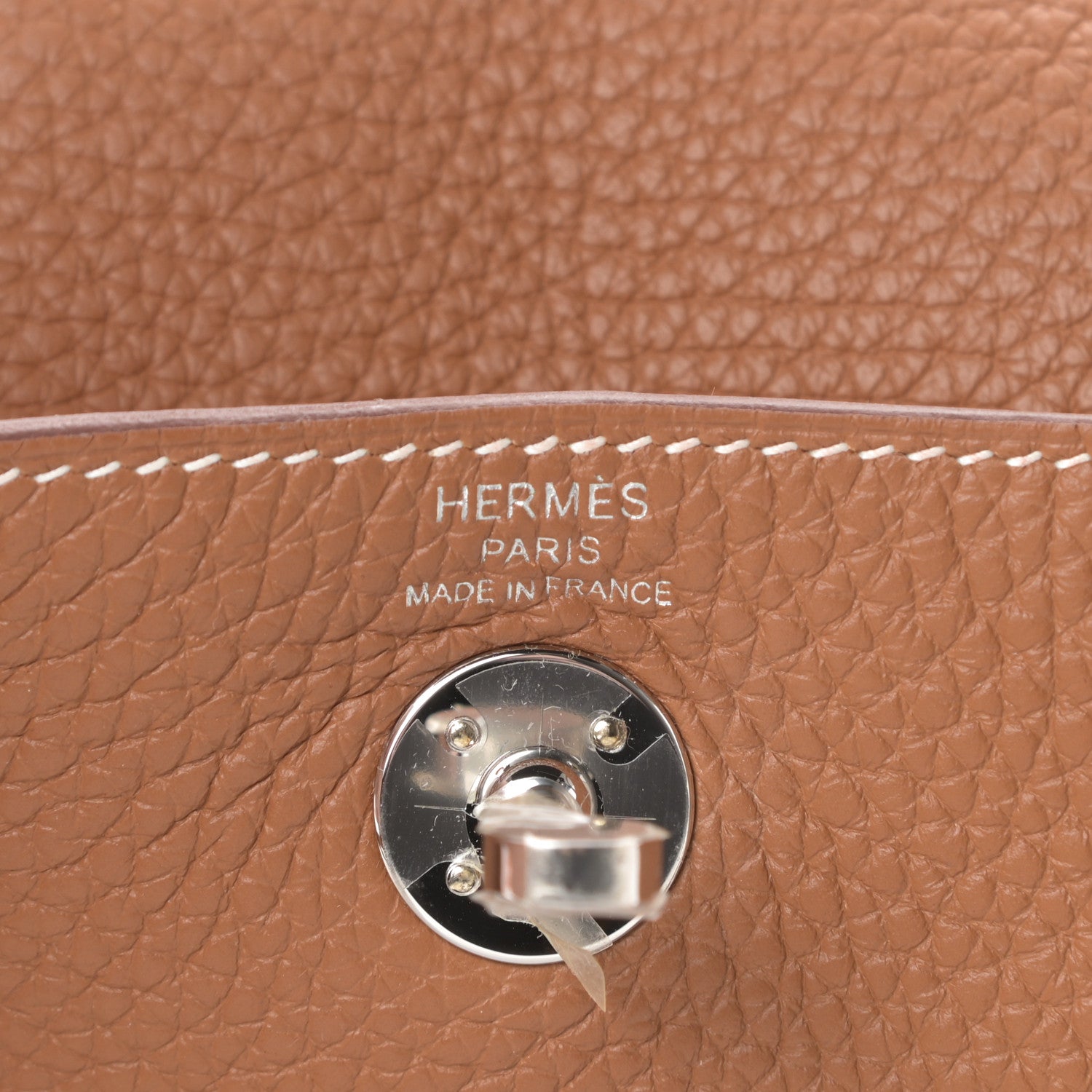 Hermes Taurillon Clemence Mini Lindy 20 Gold 6 of 11