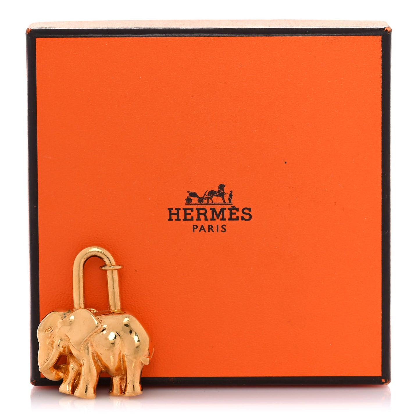 Permabrass Elephant Cadena Lock Gold