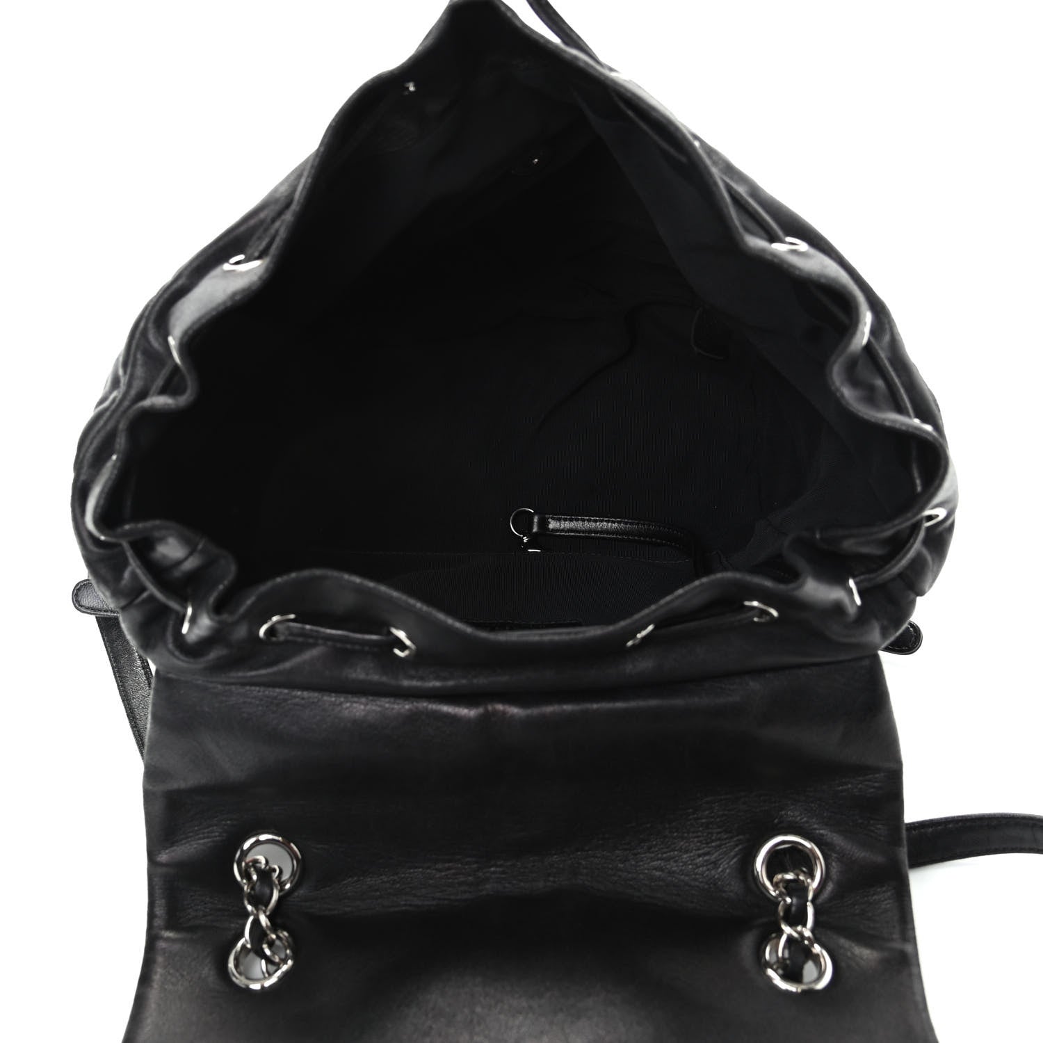 Chanel Calfskin Quilted Large Urban Spirit Backpack Black 5 of 9