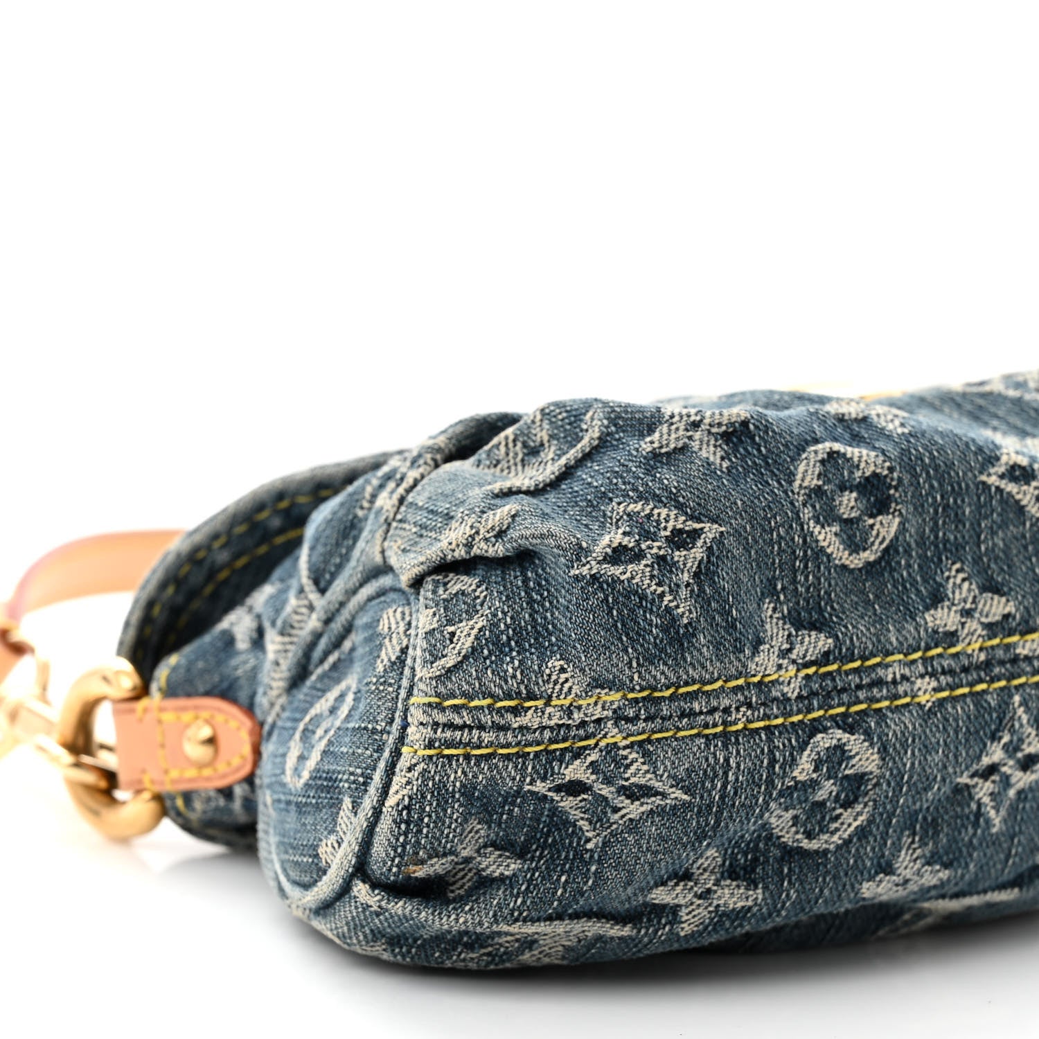 Louis Vuitton Monogram Denim Mini Pleaty Blue 8 of 11