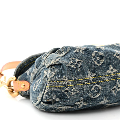 Louis Vuitton Monogram Denim Mini Pleaty Blue 8 of 11