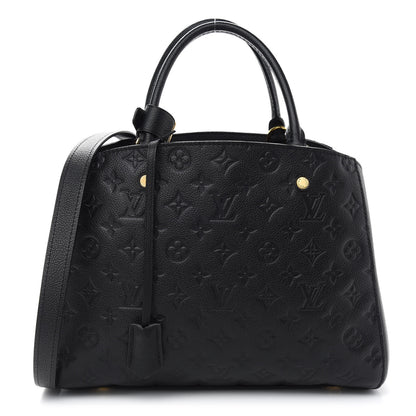 Louis Vuitton Empreinte Montaigne MM Black 1 of 10