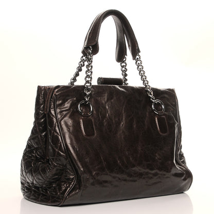 Chanel Calfskin Medium Perfect Day Tote Dark Brown 3 of 7