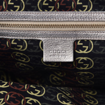Gucci Metallic Calfskin Large Britt Boston Gold 6 of 15