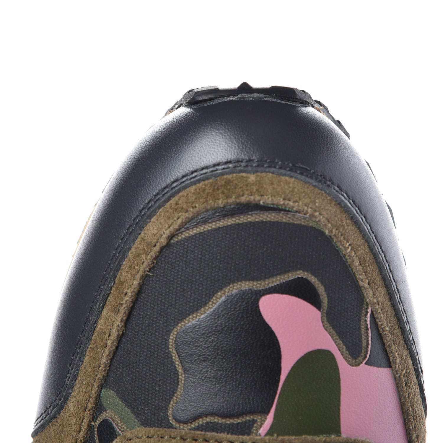 Valentino Garavani Nappa Suede Camouflage Womens Rockrunner Sneakers 37 Multicolor 5 of 9