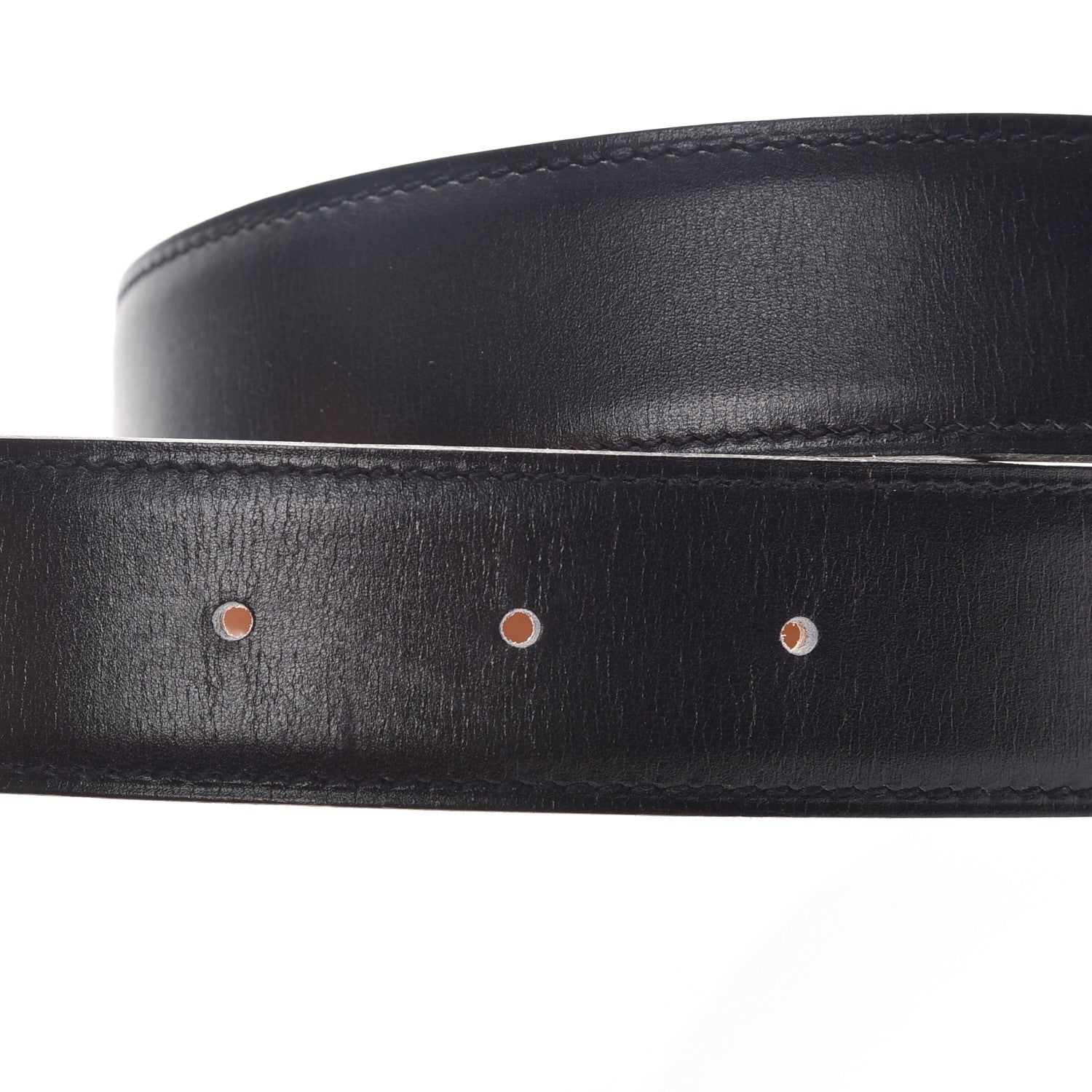 Hermes Box Epsom 32mm H Belt 65 Black Gold 7 of 11