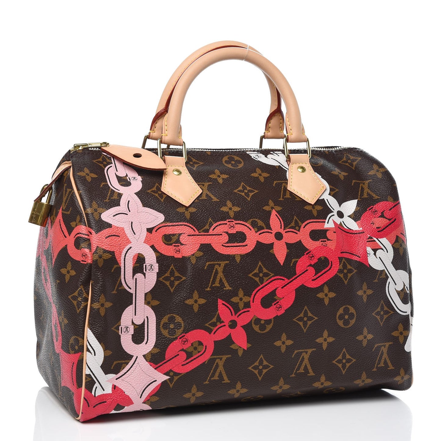 Monogram Bay Speedy 30 Rose Ballerine Poppy