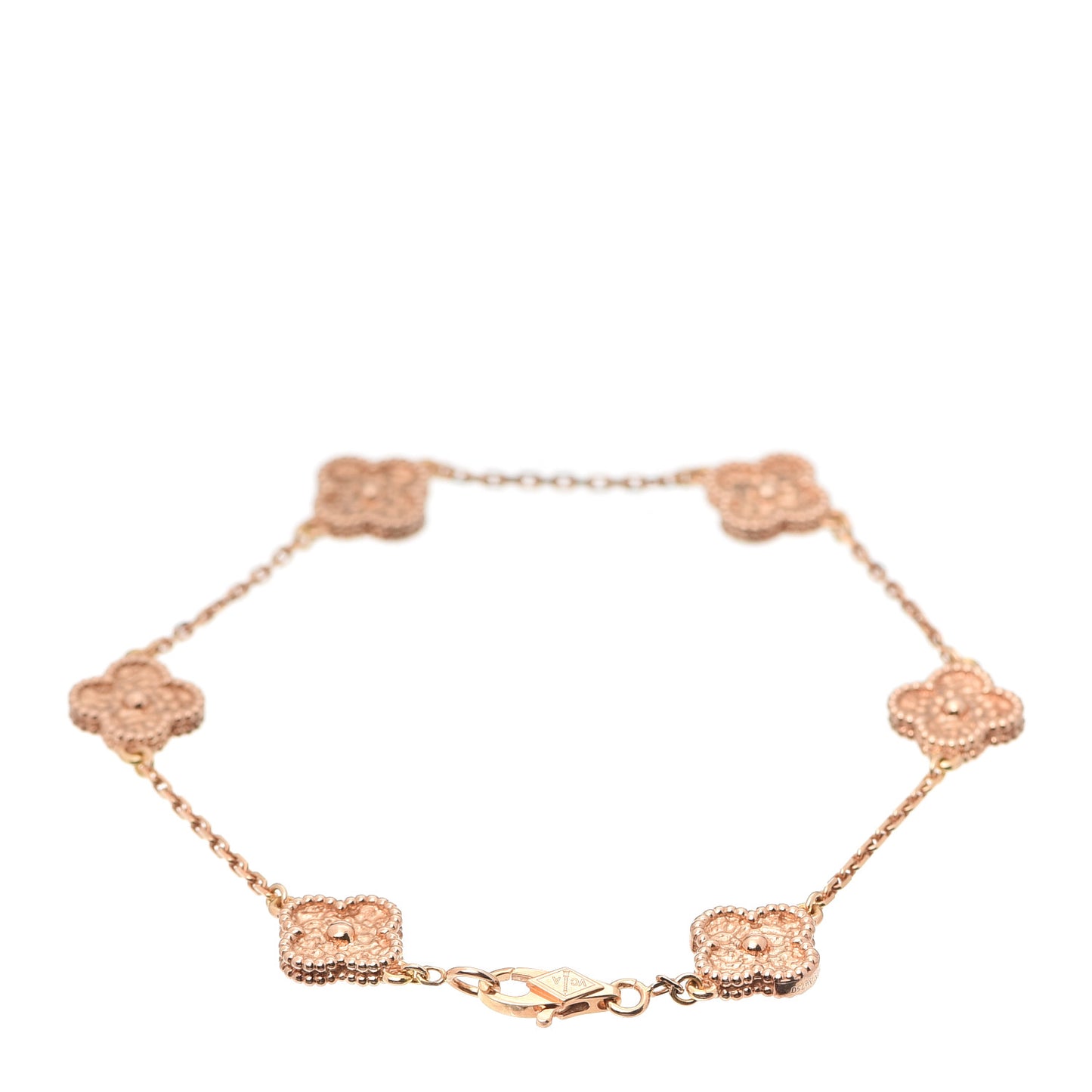 18K Rose Gold 6 Motifs Sweet Alhambra Bracelet